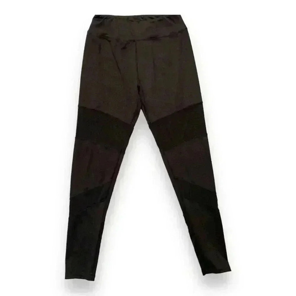 Always Pants - Always Black Mesh Cutout Women's Large Athletic or Fashion Leggings